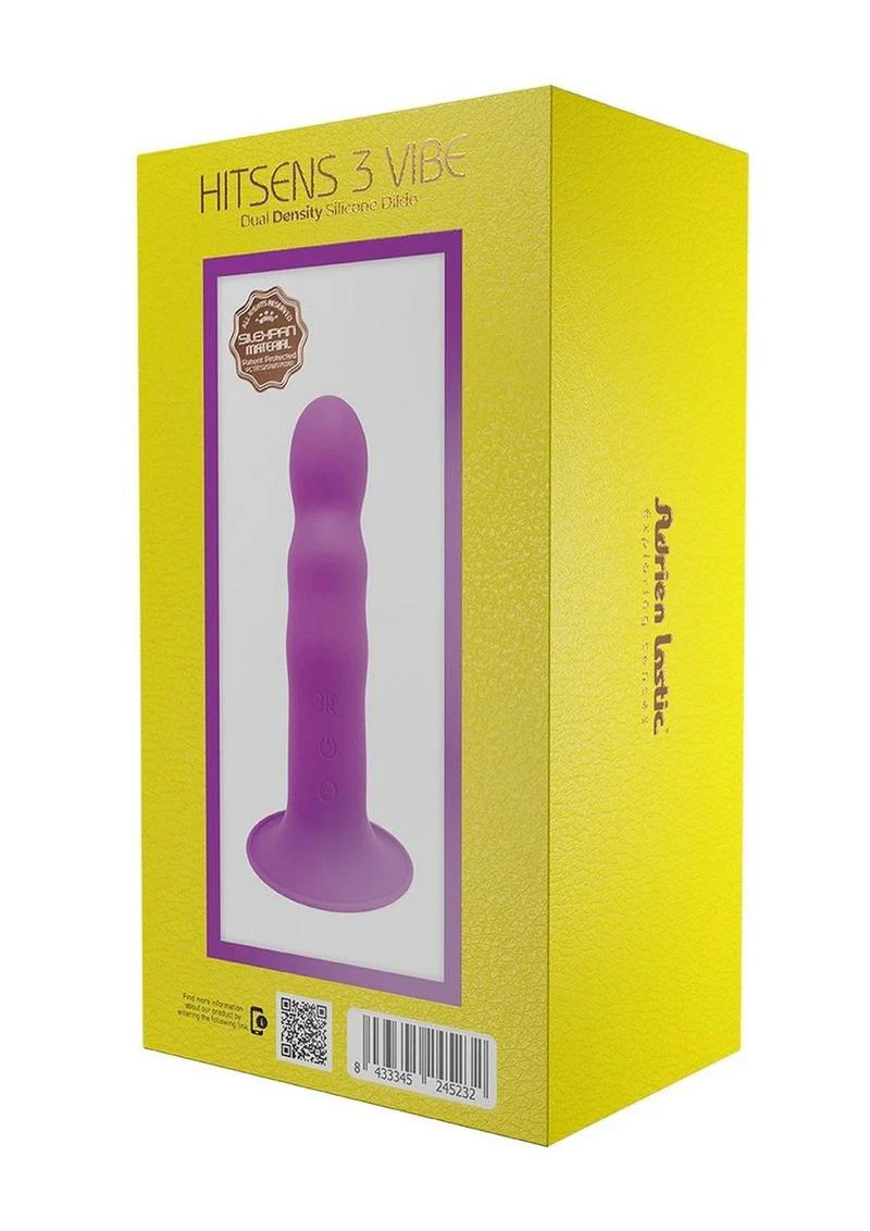 Adrien Lastic Hitsens 2 Dual Density Silicone Vibrating Dildo - Image 5