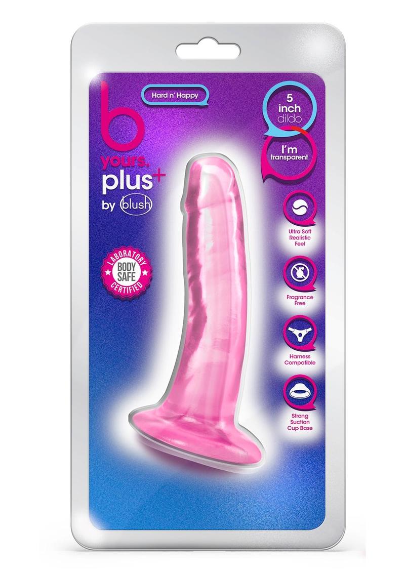 B Yours Plus Hard N' Happy Realistic Dildo - Image 11