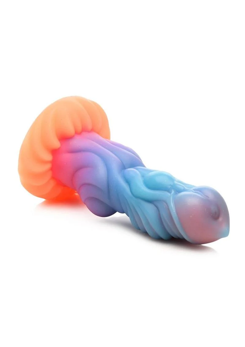 Creature Cocks Alien Invader Glow in the Dark Silicone Dildo - Image 2