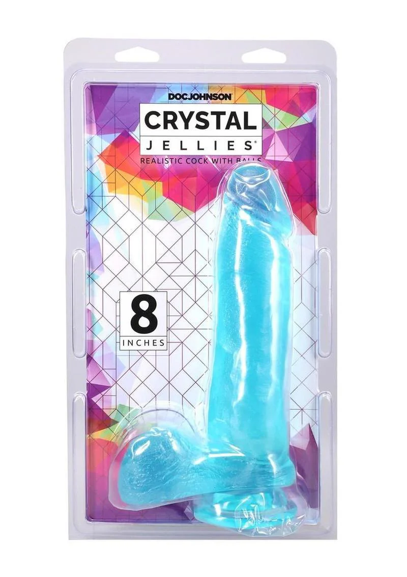 Crystal Jellies Realistic Cock with Balls - Image 5