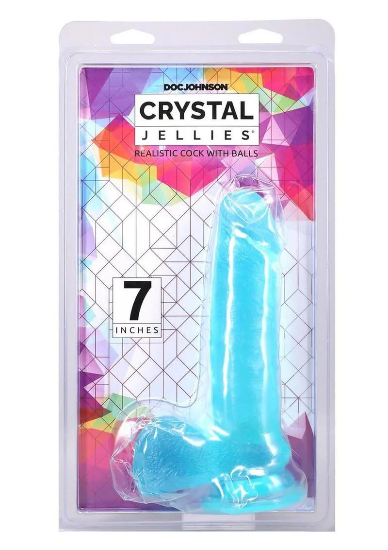 Crystal Jellies Realistic Cock with Balls - Image 6