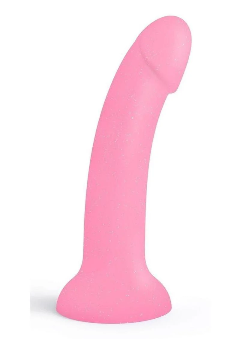 Dildolls Glitzy Silicone Dildo Love to Love Rainbow Suction Cup Toy
