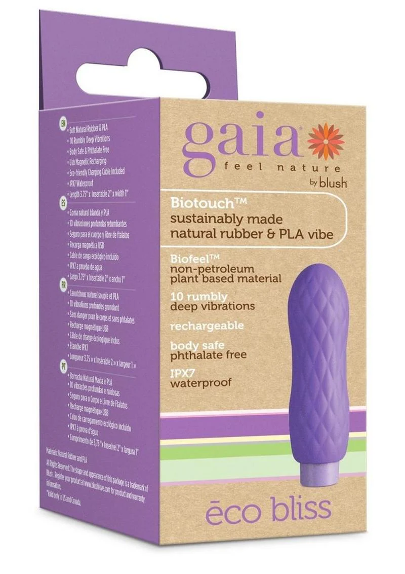Gaia Eco Bliss Rechargeable Plant-Based Vibrator - Image 2