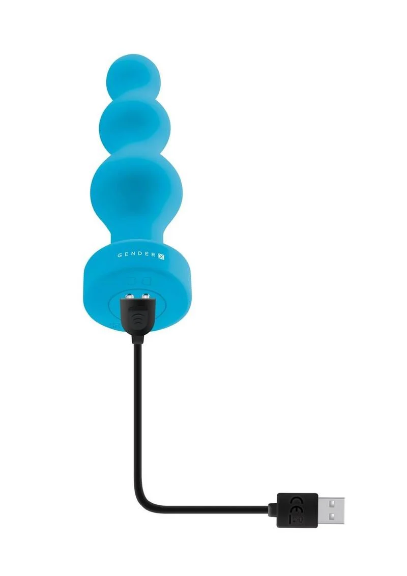 Gender X Plugged Up Rechargeable Anal Beads - Image 3