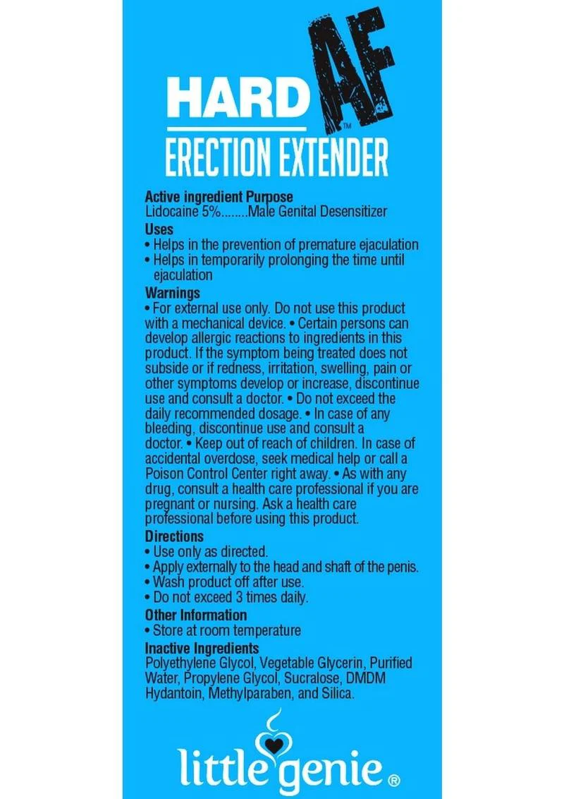 Hard AF Erection Enhancer for Him 1.5oz Cream for Enhanced Pleasure - Image 2