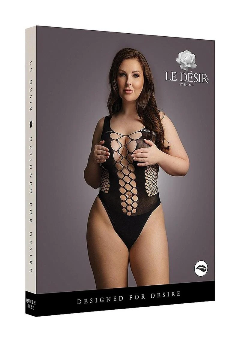 Le Désir Contrast Fence Net Teddy - Image 7