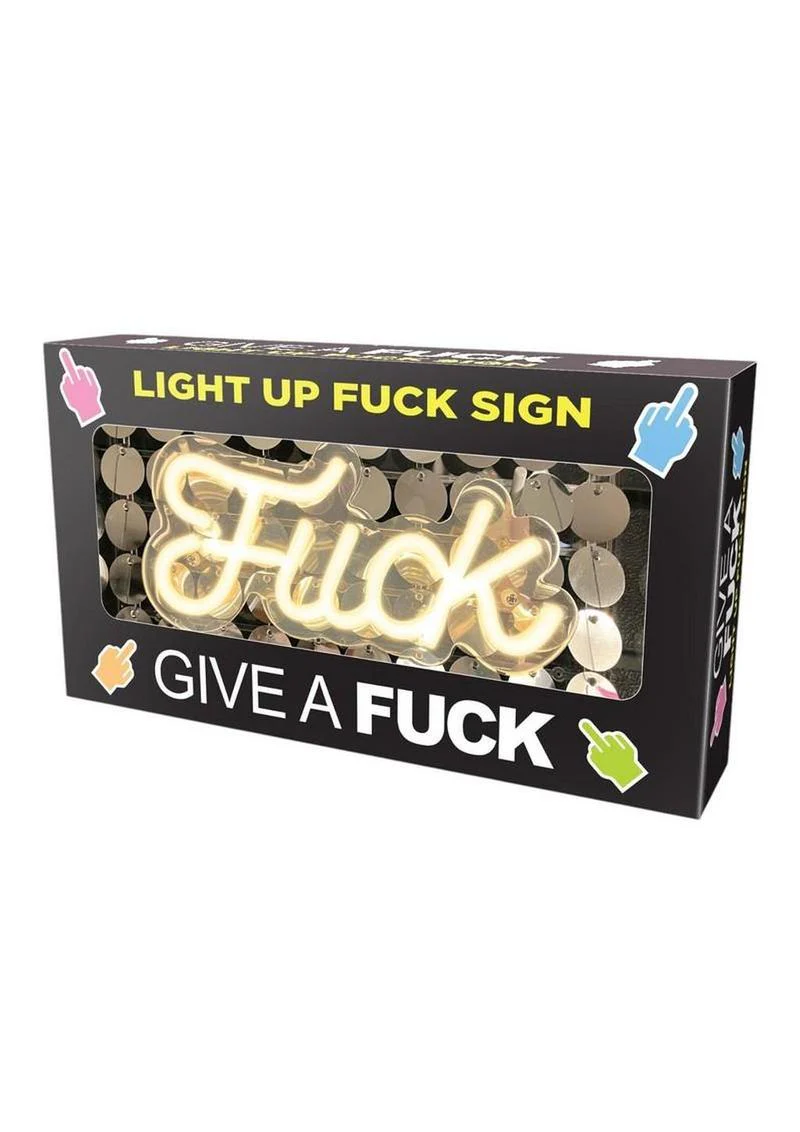 Light Up Fuck Sign Funny Neon LED Wall Décor for Bold Sexy Vibes - Image 2