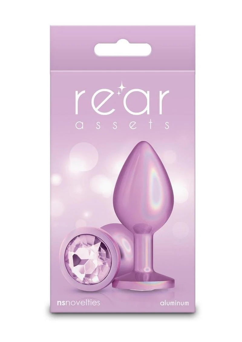 Medium Iridescent Rear Assets Aluminum Anal Plug - Image 3