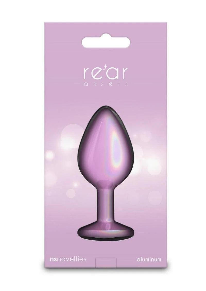 Medium Iridescent Rear Assets Aluminum Anal Plug - Image 4