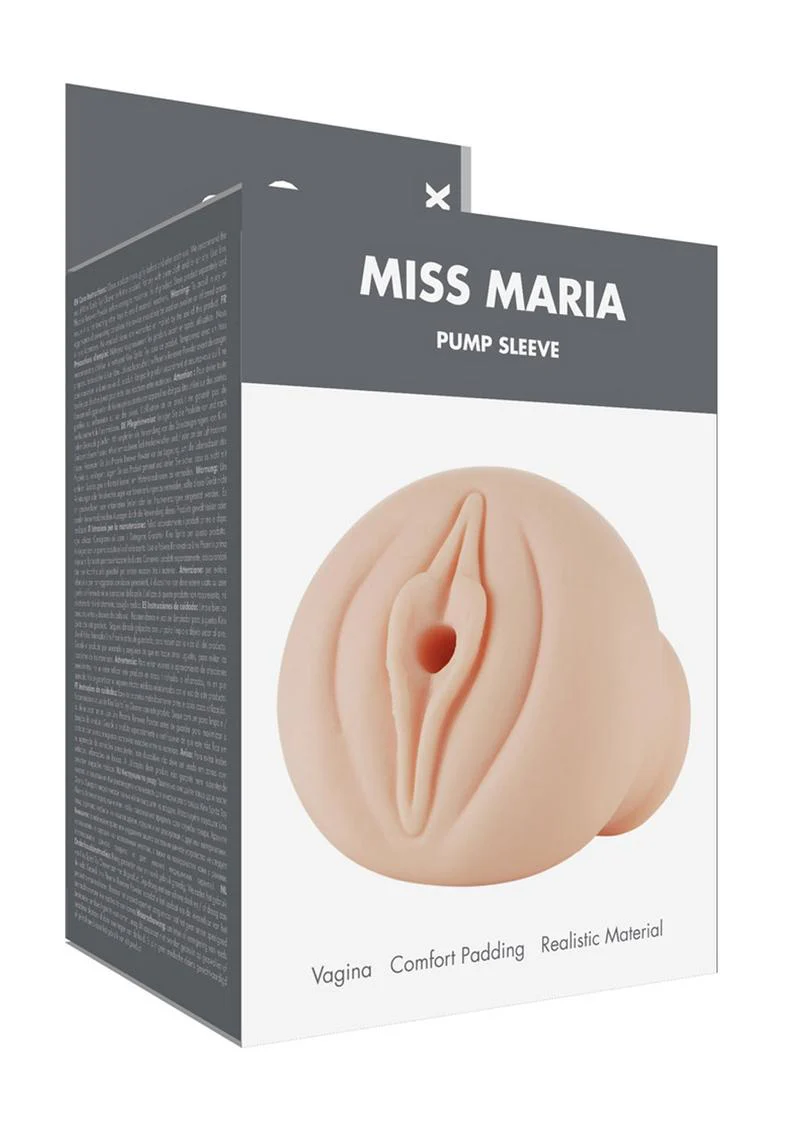 Miss Maria Pump Sleeve Masturbator - Vanilla - Image 2