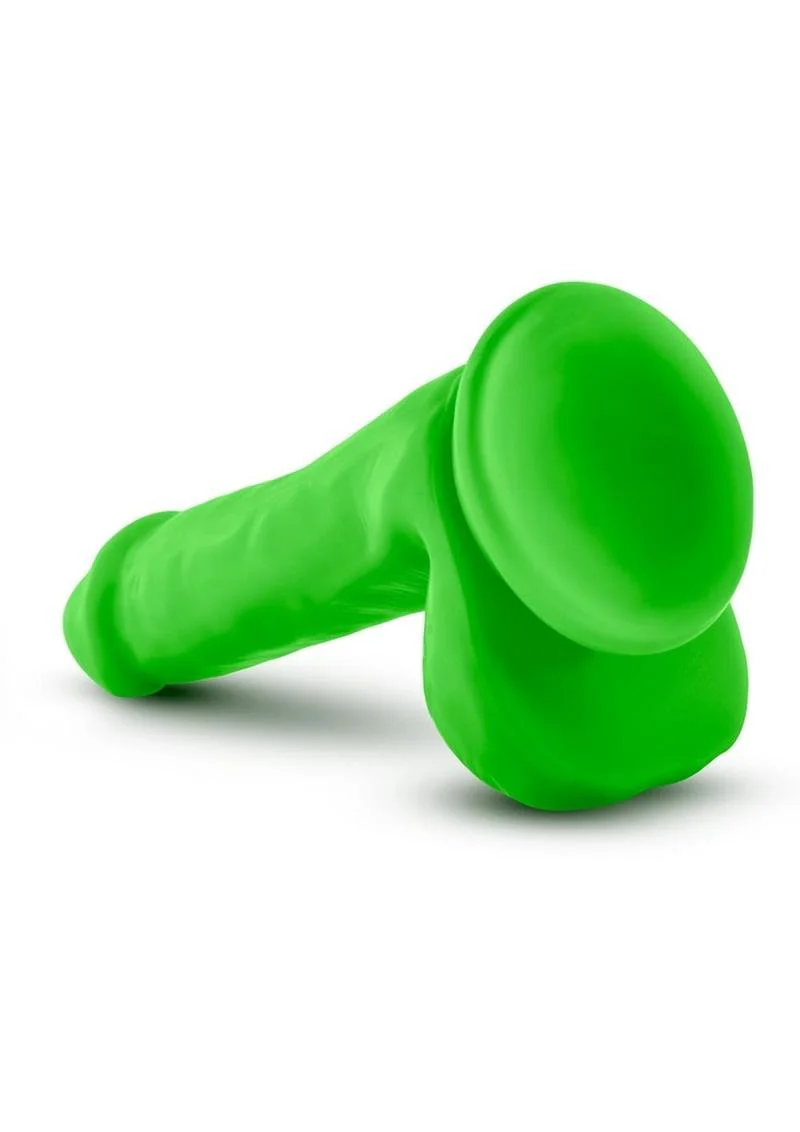Neo Elite Silicone Dual Density Cock with Balls - Image 5