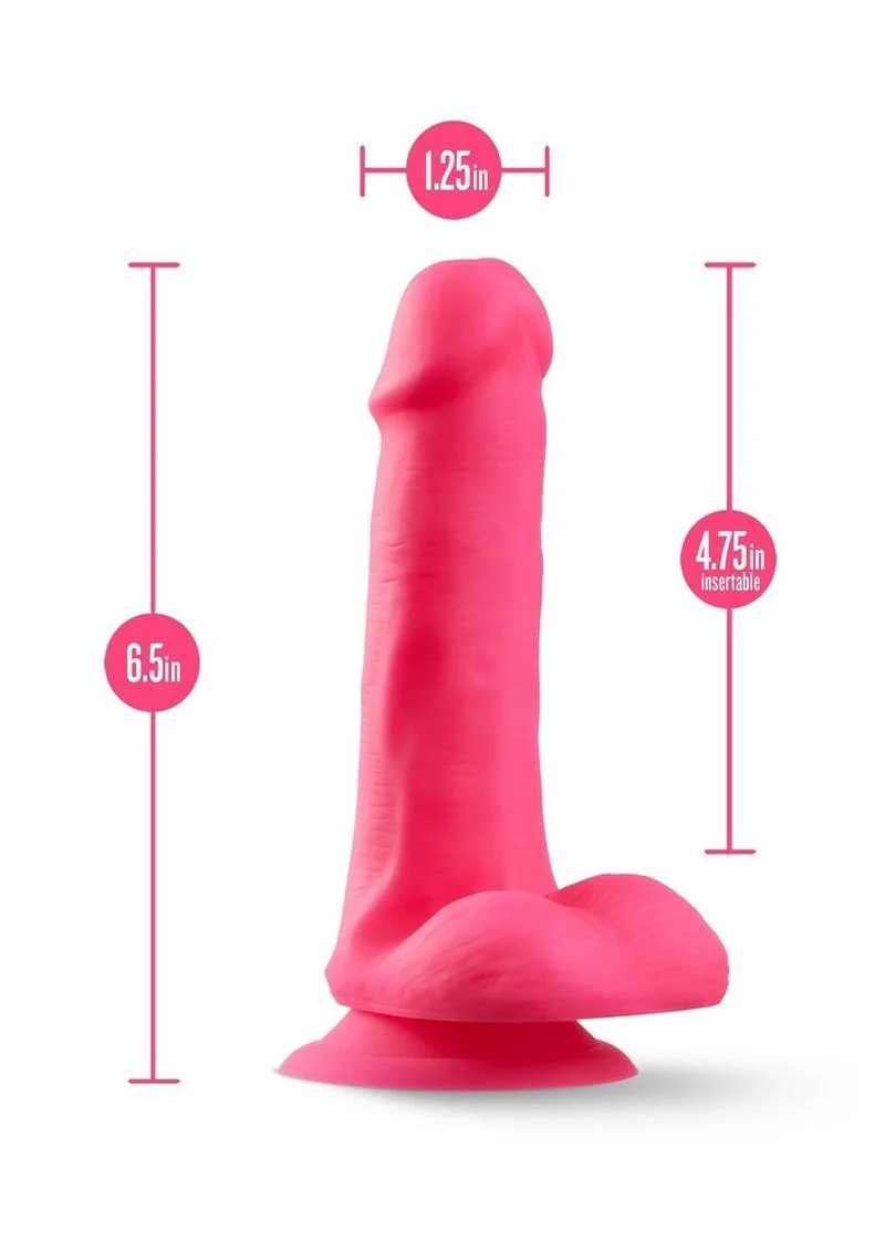 Neo Elite Silicone Dual Density Cock with Balls - Image 9