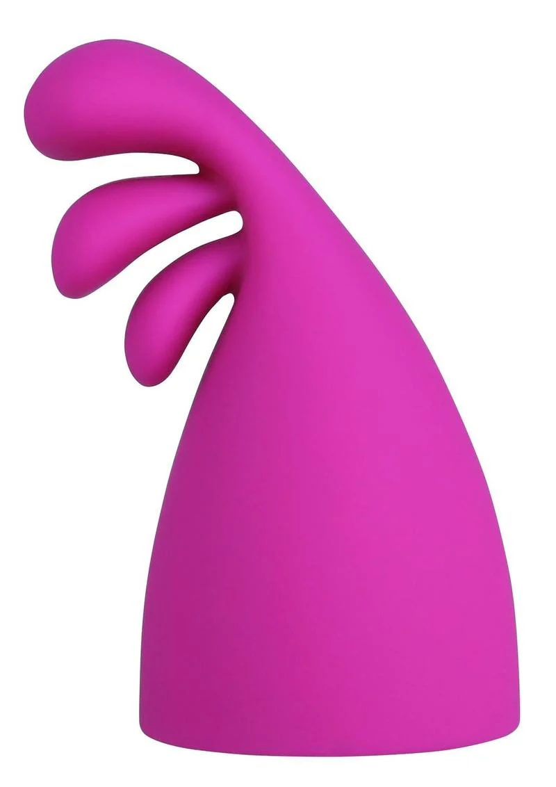 PalmPleasure Silicone Massager Heads 2-Pack Pink Attachments - Image 2