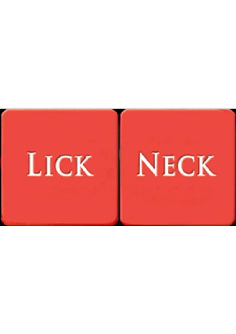 Pipedream Oral Sex Dice – Lick, Suck, Blow, Kiss Edition