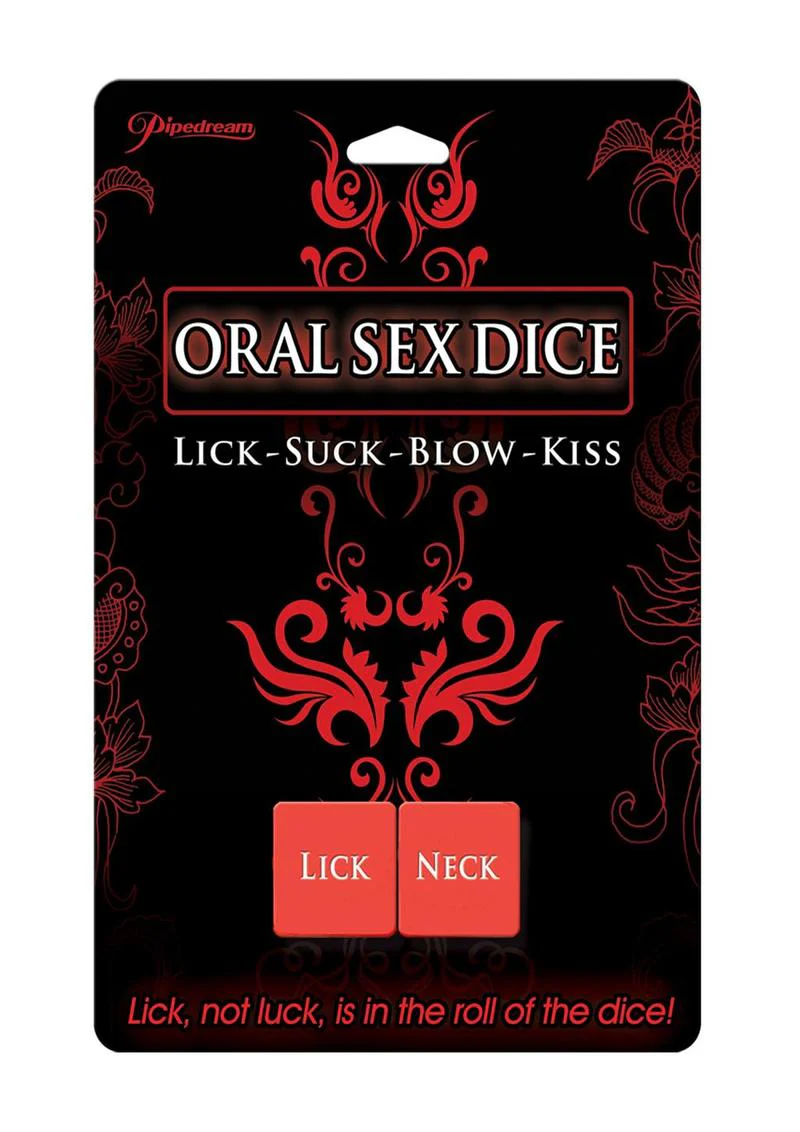 Pipedream Oral Sex Dice – Lick, Suck, Blow, Kiss Edition - Image 2