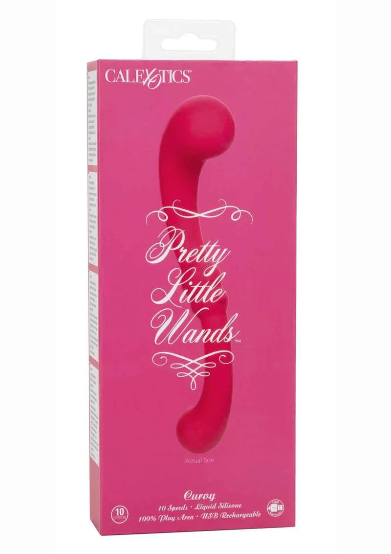 Pretty Little Wands Curvy Rechargeable Silicone Vibrator - Image 4