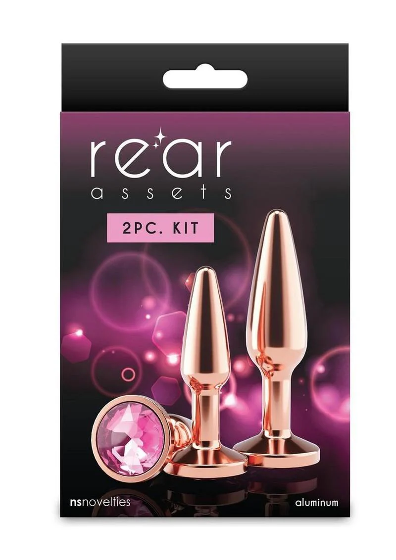 Rear Assets Chrome-Plated Tapered Anal Plugs Kit - Image 16