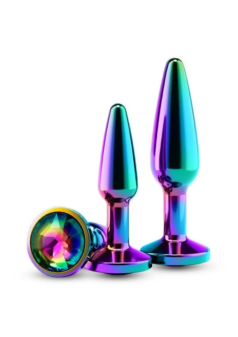 Rear Assets Chrome-Plated Tapered Anal Plugs Kit - Image 3