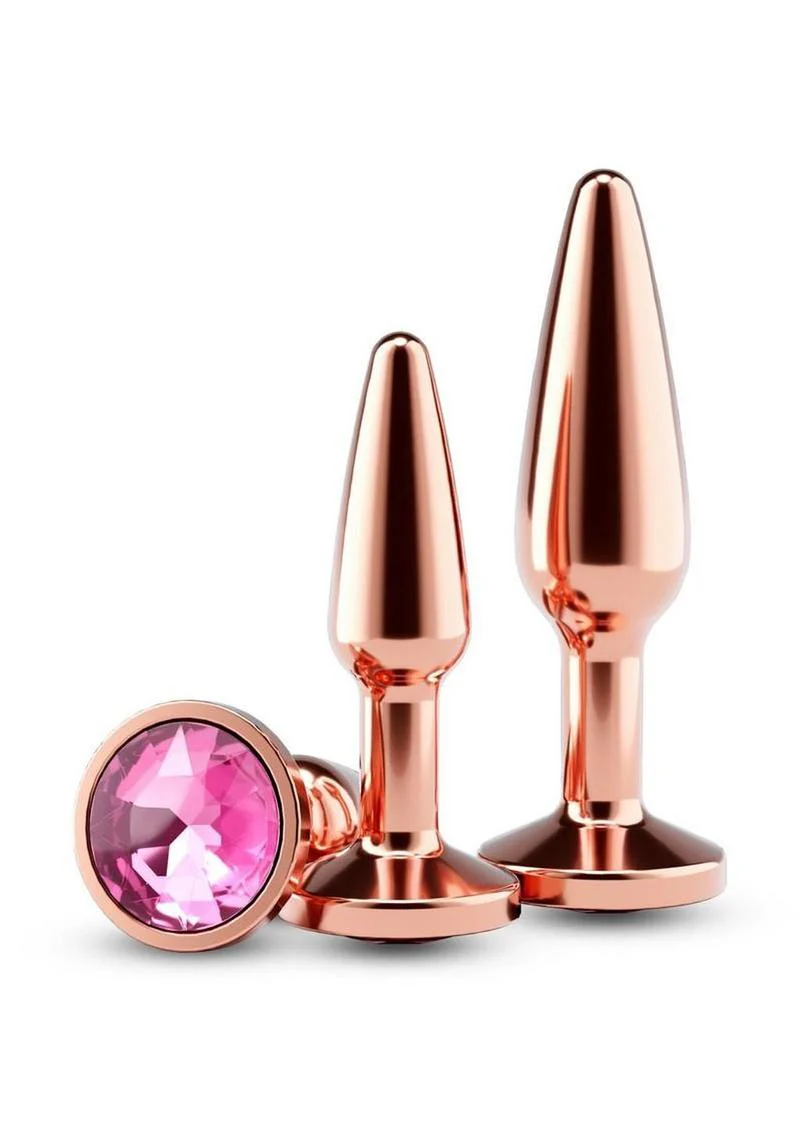 Rear Assets Chrome-Plated Tapered Anal Plugs Kit - Image 5