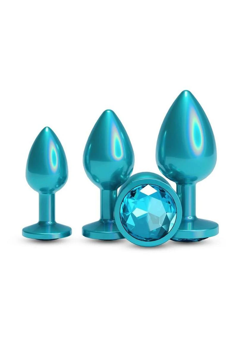 Rear Assets Chrome-Plated Tapered Anal Plugs Kit - Image 9