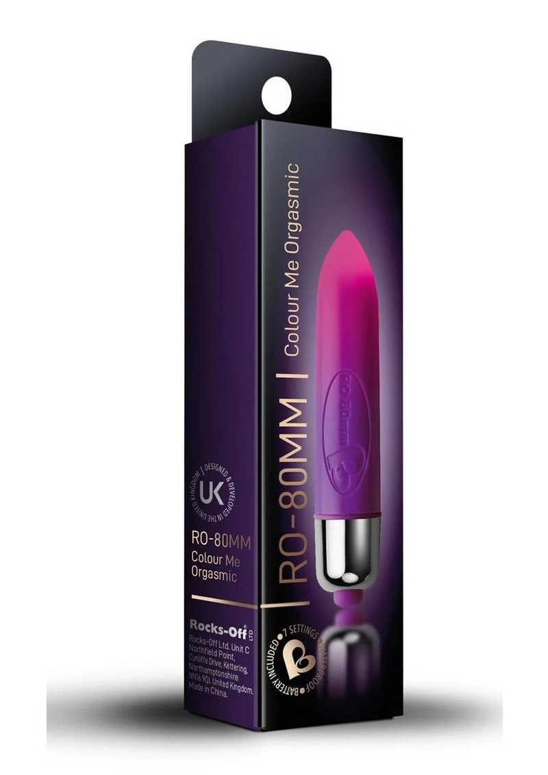 Rocks Off RO 80MM Colour Me Orgasmic Bullet Vibrator - Image 4