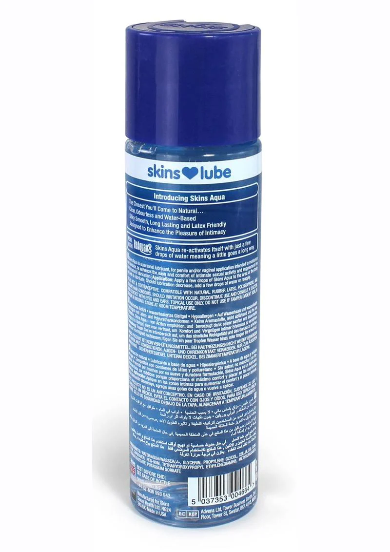 Skins Aqua Water Based Lubricant ReAquav8 Technology - Image 3