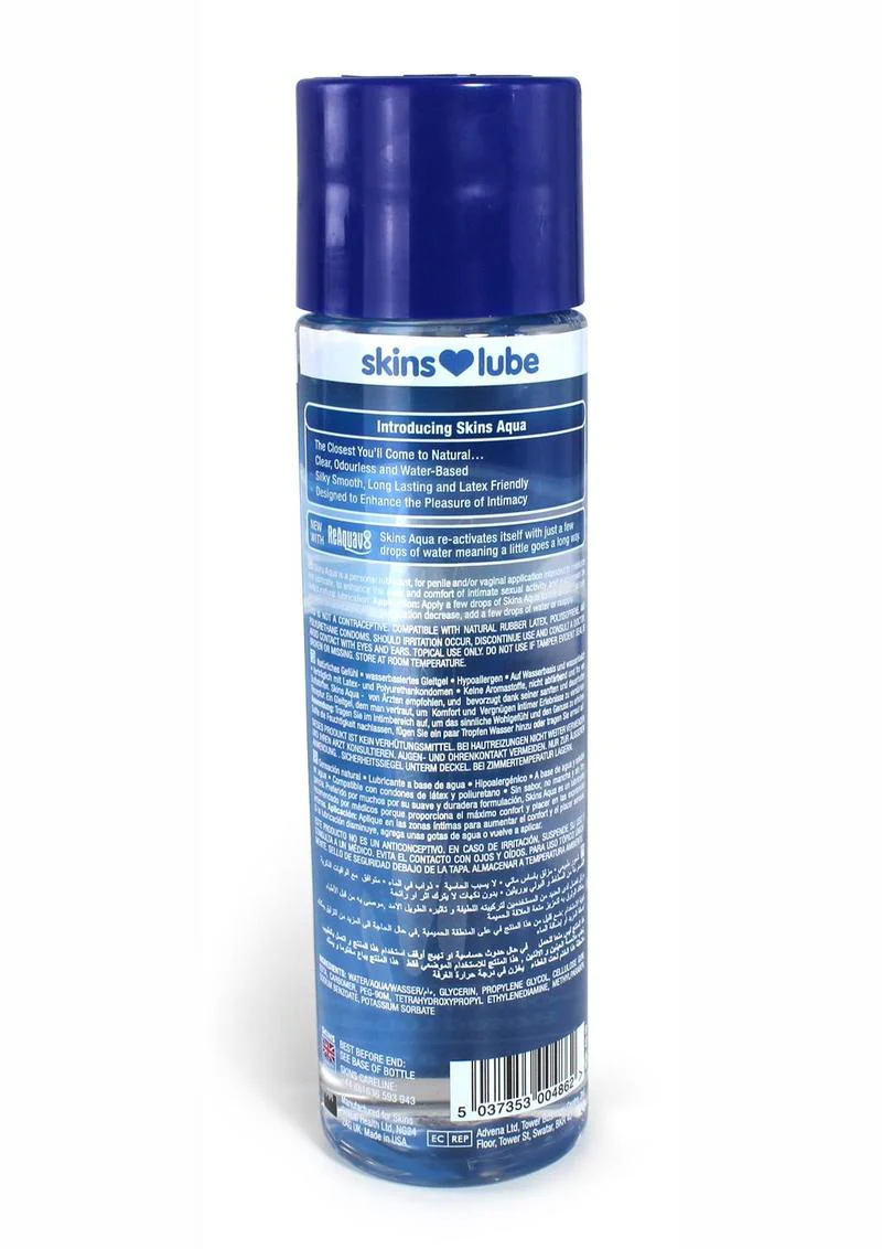 Skins Aqua Water Based Lubricant ReAquav8 Technology - Image 4
