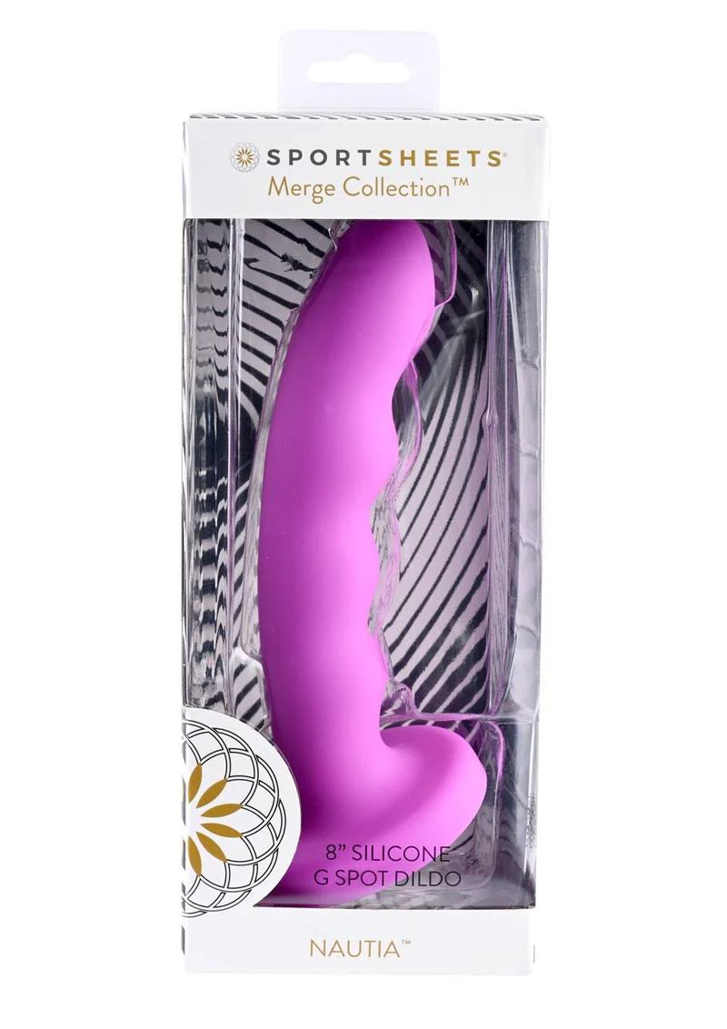 Sportsheets Nautia Silicone G-Spot Dildo – Merge Collection - Image 3
