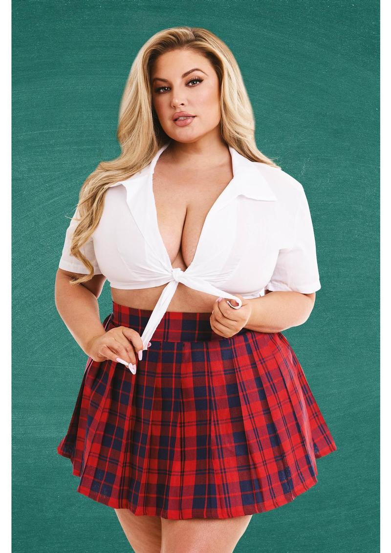 Teacher’s Pet Schoolgirl Costume - Image 4