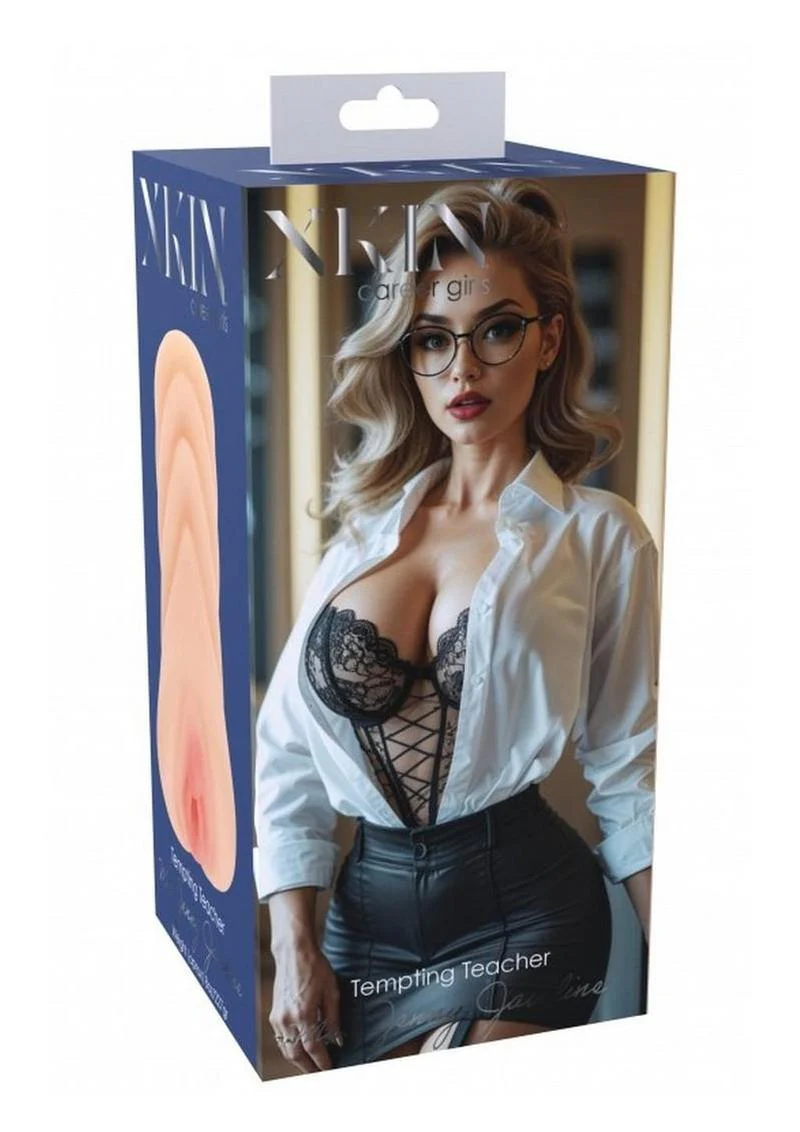 Tempting Teacher Ms. Jenny Jawline Masturbator - Image 2