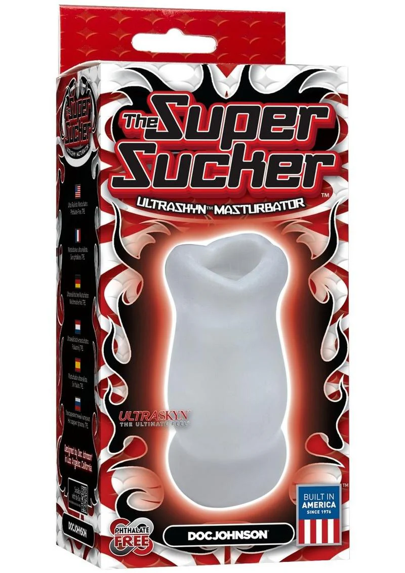 The Super Sucker Clear Masturbator by Doc Johnson - Image 3