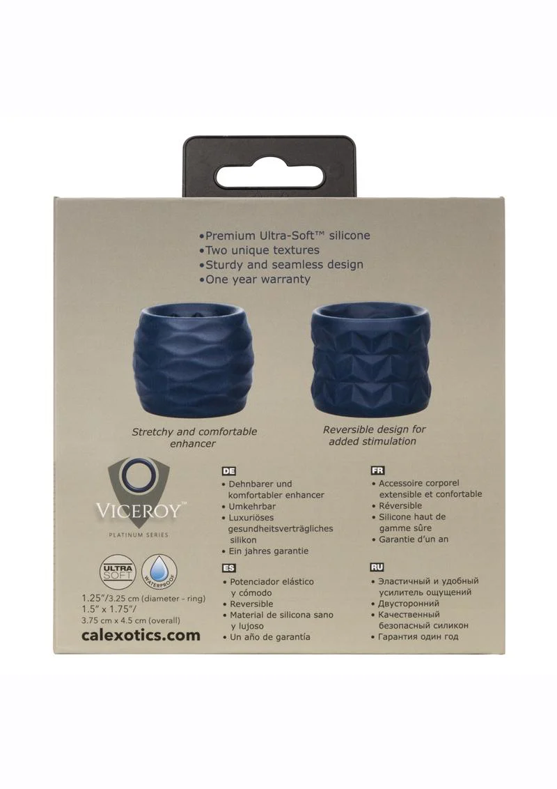 Viceroy Reverse Endurance Ring Ultra Soft Reversible Silicone Cock Ring - Image 3