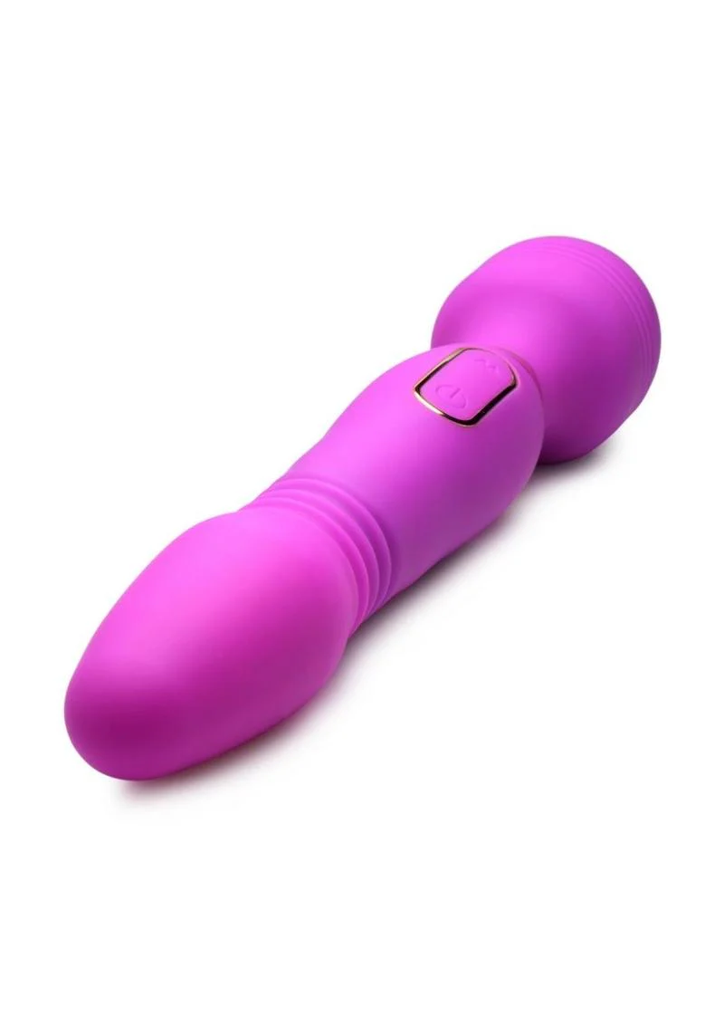 Wand Essentials Ultra Thrust-Her Deluxe Silicone Vibrating Wand - Image 2